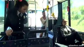 Sexy Babes In Public Bus - Barbara Bieber - HD - 12:37 video - from AbLesbian