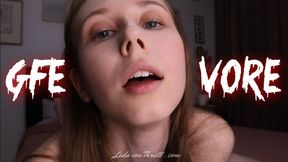 Girlfriend Devours You - Voracious Leda Seduces You & Swallows You Whole - Vore with Dildo Tease, Drooling & JOI Encouragement - A Femdom POV Clip by Leda von Thrill - MP4 Video 480p Mobile Version - HD - 13:15 video - featuring Leda Von Thrill - from Clips4sale