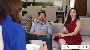 Lexi Luna - Big Boobed Teacher Gets Her Feet Worshiped By Her students 18+ - SD - 32:28 video - from AbBDSM