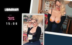 Librarian JOI. Double Cumshots, Tasks, Instructions - HD - 15:12 video - from FapHouse