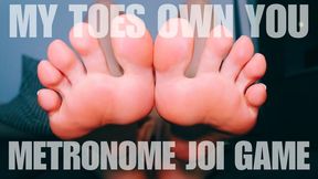 MY TOES OWN YOU METRONOME JOI - FEET JOI GAME - 4K MP4 - 4K - 10:19 video - from Clips4sale