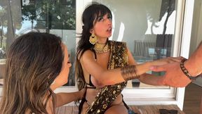 Threesome in the Pool with a Pakistani and a Latina - Aaliyah and Angry Doll - 4K - 30:41 video - featuring Aaliyah Yasin - from xHamster
