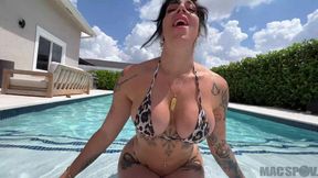 PAWG Italian Girl Bella Scorpion Gets Fucked Outside in Bikini - 21:30 video - from FapHouse