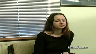 Shy and nervous amateur teen filmed at porno casting - HD - 11:07 video - from Pornzona