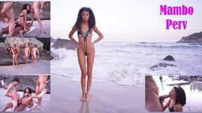 ob honey, 1.90m japanese-brazilian, early evening fucking at the nude beach (dap, anal, 0% pussy, 3on1, blasian, nude beach, public sex, moc friendly) ob554 - SD - 29:33 video - from AnalVids