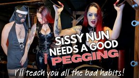 Sissy Nun Needs A Good Pegging! By Ruby Onyx - HD - 21:17 video - featuring Ruby Onyx - from Clips4sale