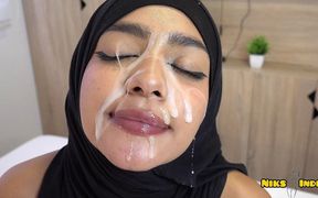 Young Muslim Hijabi Fucked Hard and Cum Dumped - 69:52 video - featuring Niks Indian - from FapHouse