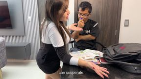 I Help My Shy Stepbrother with His Homework - 17:36 video - from FapHouse