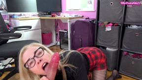 Office Boss Who Breaks: Desk POV Blow Job Punishment - HD - 13:11 video - from FapHouse