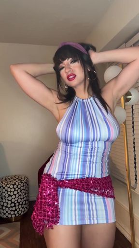 Egyptian MILF Sasha Pearl in Bellydancing Striptease - HD - 8:12 video - from xHamster