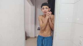 Stepson Masturbates Watching His Stepmother Being Fucked by His Stepfather in the Bathroom - HD - 13:20 video - from xHamster