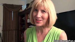 Raunchy Rides and Pussy Play with Skinny Mature Ladies - HD - 12:26 video - from Jizzberry