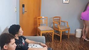 Seductive MATURE teaches hubby how to pleasure Latina beauty - SD - 13:09 video - from MatureXL