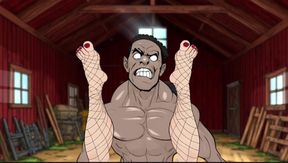Married Housewife Gets Fucked by a Big Black Cock on the Floor in a Dirty Barn While Her Husband Is Cooking a Barbecue - HD - 5:42 video - from FapHouse