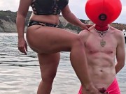 Matriarch Ezada Sinn - ruined orgasms for My human object on the beach (preview) - 0:56 video - featuring Ezada Sinn - from RedTube