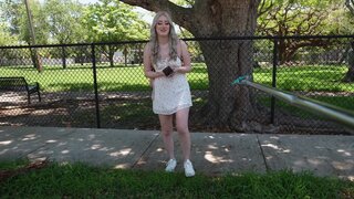 Deep-penetrating a hot blonde in the back of his car - HD - 7:09 video - featuring Izzy Rae - from SexVid