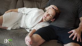Mommy and Stepson Share a Couch! Aitsf230407 - 4K - 17:44 video - featuring Kymber Leigh - from xHamster