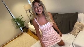 Blonde Stepsister Loses a Game and Gets Playful in POV Scene - HD - 10:29 video - from AnySex