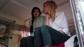 Fresh-faced teens get real naughty in the bedroom - 4K - 8:12 video - from xHamster