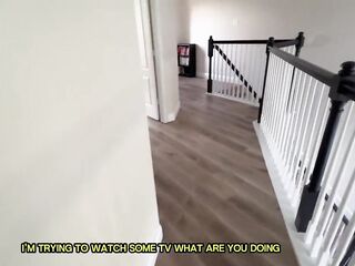 Sneaky Stepbro tears A Aperture In My Yoga Panties Out of Me Knowing - HD - 12:15 video - featuring Gina Wap - from BigTitsLust
