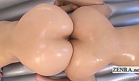 subtitled curvy japanese lesbians butt rubbing soapland - SD - 3:14 video - from PornOne