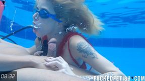 4K Hot nurse underwater Ashlee Rose Blowjob cumshot fuck scuba 748 - 4K - 18:59 video - from Clips4sale
