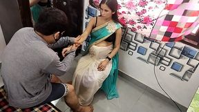 Adorable Desi Wife In Sari Passionate Kissing With Romantic Sex - HD - 30:00 video - from IndianPregnantSex