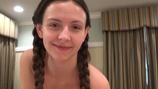 Adorable brunette in black lingerie wants POV fucking - HD - 11:21 video - from ZBPorn