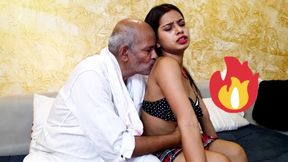 Indian Asian old Stepuncle Grand StepFather Making Sex Love Fucking Indian Teen Ager Girl - 4K - 21:49 video - from xHamster