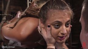 Bound open slave anal hardcore pounded - HD - 5:25 video - featuring Gia Derza - from Xozilla