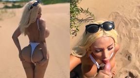 Latina Beauty’s Public Beach Fuck with a Big Cock - SD - 9:04 video - from AbXXX