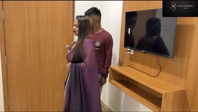 After marriage, he took Aksha to a hotel for a honeymoon and there he had sex with his wife. - 4K - 12:34 video - from xHamster