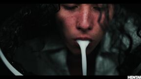 ”Real Life Hentai - Alien Monster Fucks Mia Nix in All Holes in a Toilet” - HD - 1:05 video - from StarWank