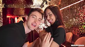 Waitress Lia Lins Sneaky Bar Fuck With Jimmy Bud - HD - 8:00 video - featuring Lia Lin - from PornUse