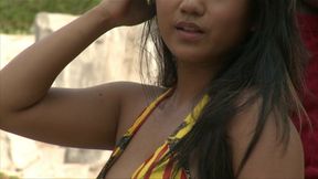 Busty Asian girl gets hard black cock fuck after playing - HD - 29:29 video - from xHamster