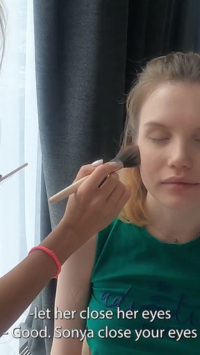 Fucked and Cum on My Face While I Was Doing Milka Makeup. New with Title - HD - 0:39 video - from xHamster