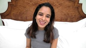 Petite 18 year old Latina sucks and rides - 11:45 video - featuring Aubrey Babcock - from PovRZ