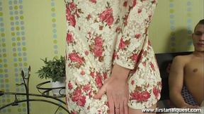 FirstAnalQuest.com - HOT BLONDE ANAL WITH A SWEET TEEN THAT TAKES A CREAMPIE - 35:33 video - featuring Marry Dream - from XVideos