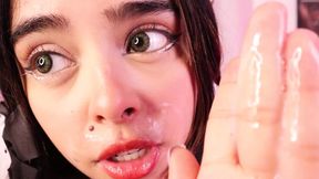 Cute Kitten Eat You Cum and Give U a CEI - HD - 11:40 video - from xHamster