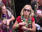 Fat Tuesday Freaky MILFS Getting Naked In The Street For Beads - 3:49 video - from YouPorn