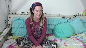 Maren Fondling Her Hairy Bush to Sweet Orgasm - HD - 5:04 video - from xHamster