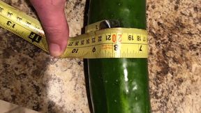 10 Inch Cucumber Inserted - HD - 3:43 video - from FapHouse