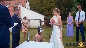 Shy Bride With Natural Tits Is Fucked Roughly In Front Of Everyone In Public 17 Min - HD - 8:00 video - from XMilf