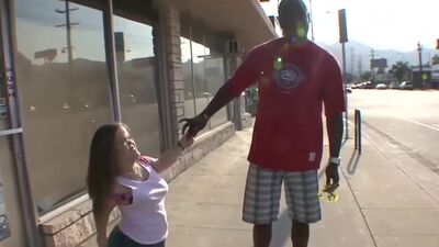 Horny midget lady enjoys big black dick - HD - 7:55 video - from its.PORN