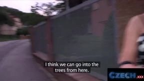 Czech Beauty with Curves Enjoys an Outdoor Encounter - CzechXXX - HD - 15:39 video - from JuicyVid