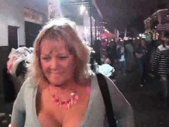 Random amateurs flashing in public during mardi gras - 4:57 video - from DrTuber