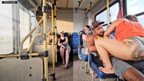 MARRIED WOMAN GIVES A KISS TO A STRANGE GUY INSIDE THE BUS AND ENDS UP HAVING SEX WITH HIM - HD - 13:57 video - from xHamster