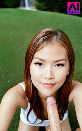 She sucks the dick and smiles with a teasing flirt - HD - 0:05 video - from aiAllure