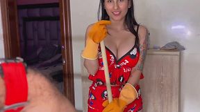 Busty latina is getting her pussy fucked by a big cock husband in POV - HD - 23:28 video - from AnySex