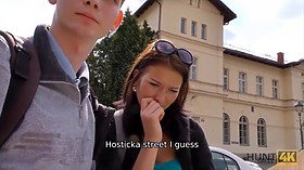 Watch this hot Euro chick strip and fuck a stranger in POV for cash - 4K - 7:10 video - from Sexu